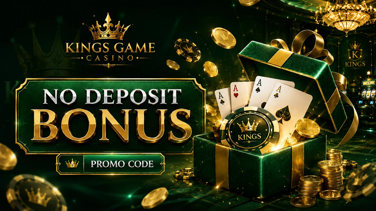 Kings Game Casino Promo Code und No Deposit Bonus Aktion